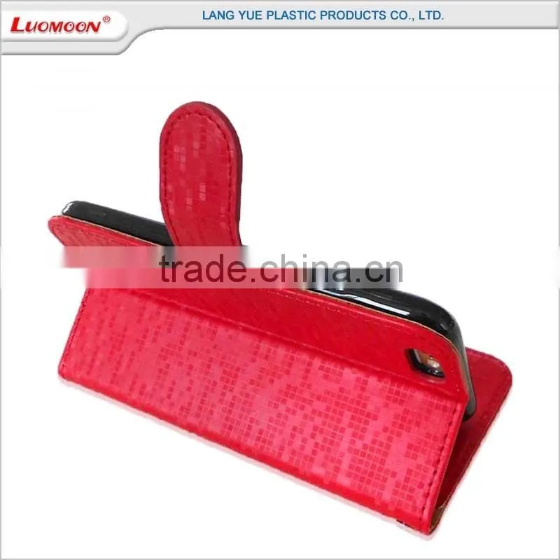 wallet style diamond pattern flip leather mobile case cover for oppo r2001 neo 7 f1
