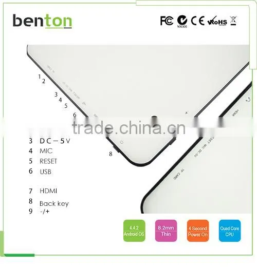 2014 best 10.1"HD screen and Cortex A9 Dual core
