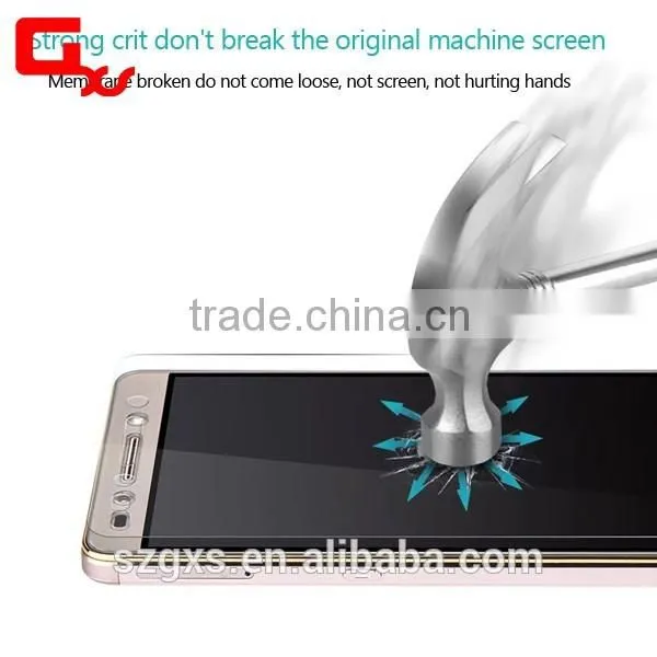 Wholesale clear 2.5D anti blue light screen guard premiun tempered glass screen protector for huawei honor 7