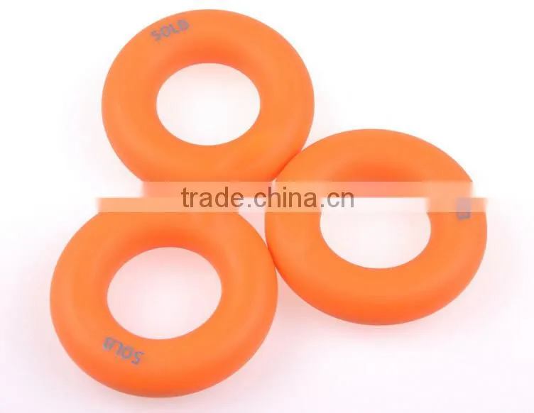 High Quality New Design Grip Strength Recovery Colorful Eco-friendly Silicone Massage Gripping Ring