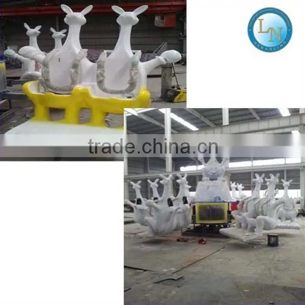 China factory low price amusement park jumping kids rides happy kangaroo ride for sale