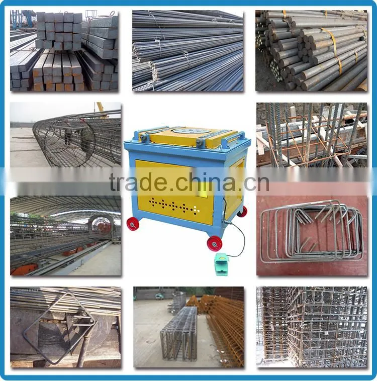 Automatic rebar cutting and bending machine