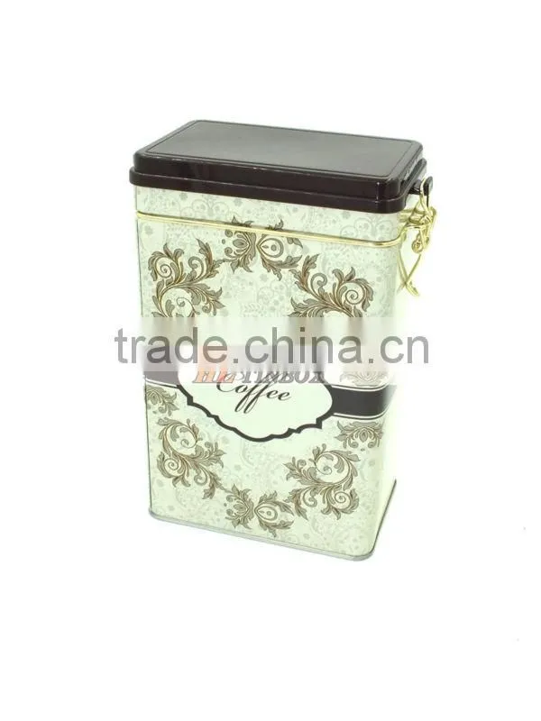 Retangular Metal Tin Boxes Sealed With Plastic Lid