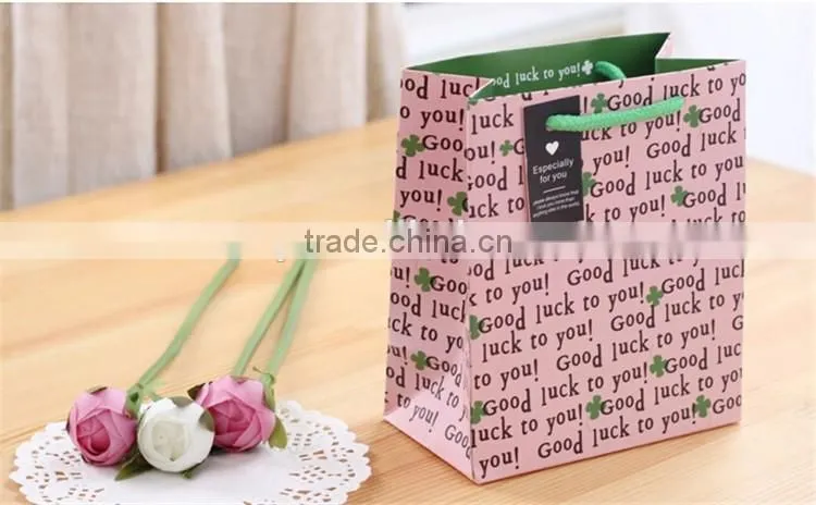 Handmade whitecard paper custom printing handbag