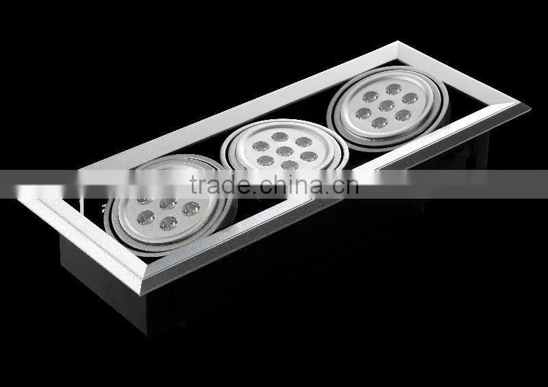2014 New modern high power Grille LED Ceiling Light in Square Shape