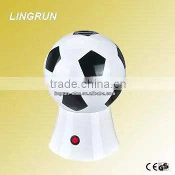 football plastic popcorn machine