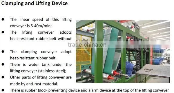 Rubber batch off cooling machine