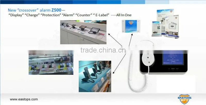 Cellphone Store Display wiith Charging and Alarm Function