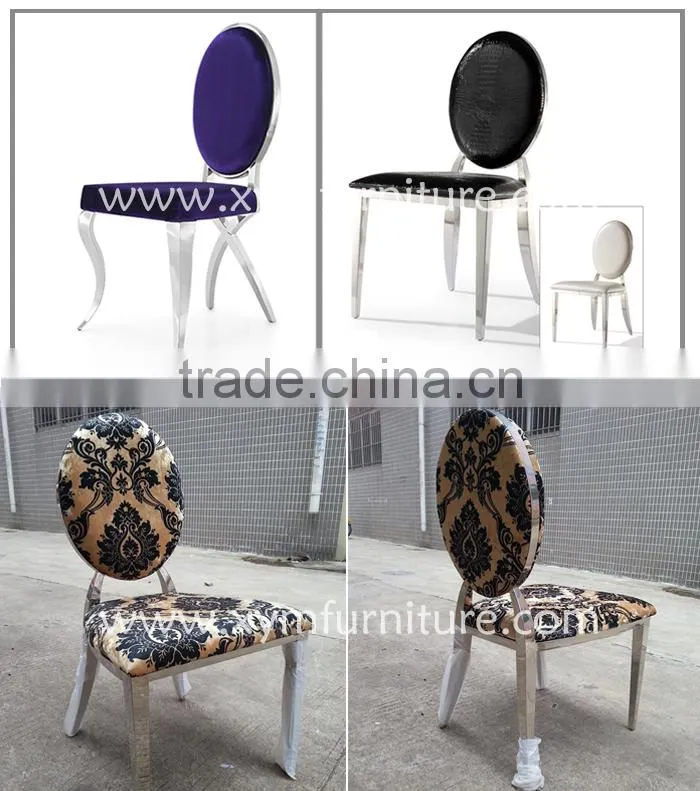 high grade dining room stainless steel chairs