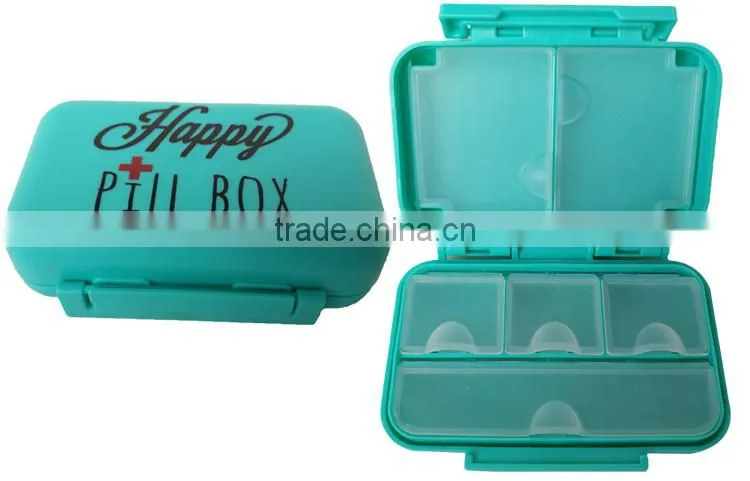 Children& adults wholesale medication plastic weekly pill box case