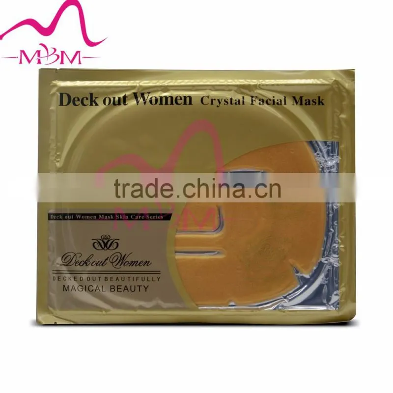 Pure Natural private label 24K gold collagen crystal facial mask