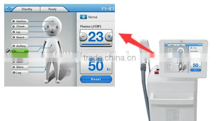 permanent hair removal/Professional New Diode 808nm Laser Hair Removal machine