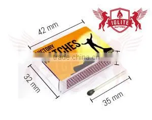 Wooden Safety Match Boxes with Popular Splints