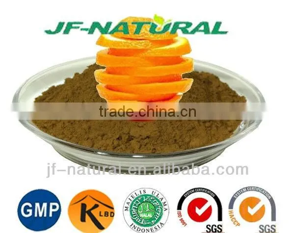 food grade Bitter orange peel extract ISO, GMP, HACCP, KOSHER, HALAL certificated.