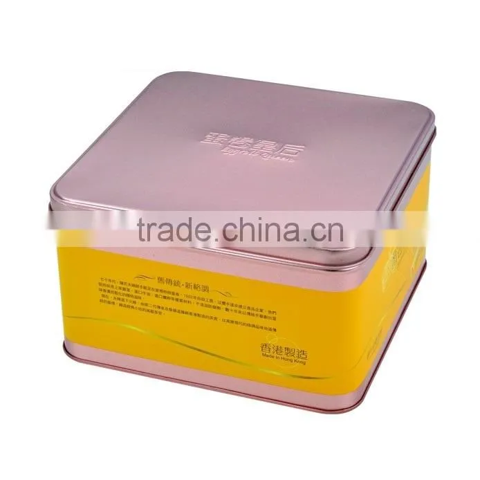 embossing phone stickers tin box,print tin box