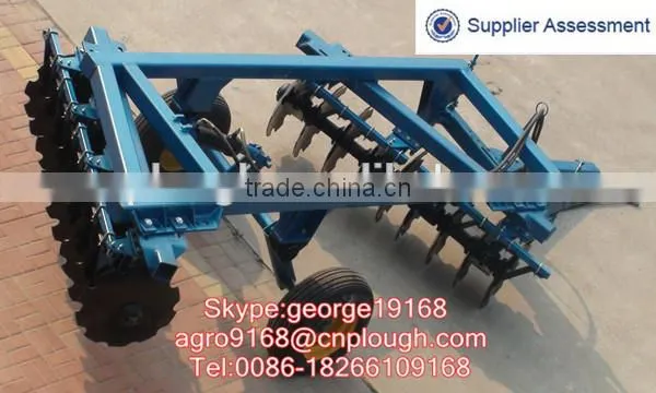 28 discs Heavy duty hydraulic LCBB type offset disc harrow