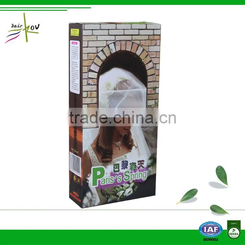 Wholesale 3D live effect permanent red hair dye