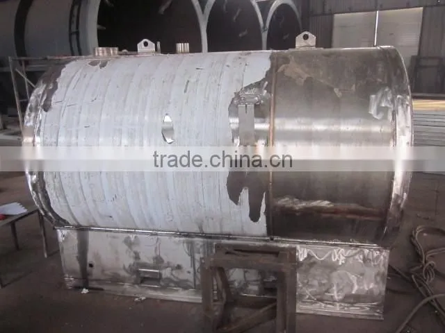 Stainless steel horizontal storage tank