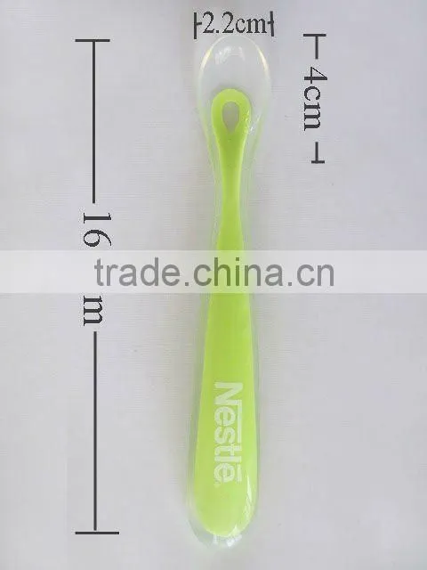 Food grade silicone baby spoon