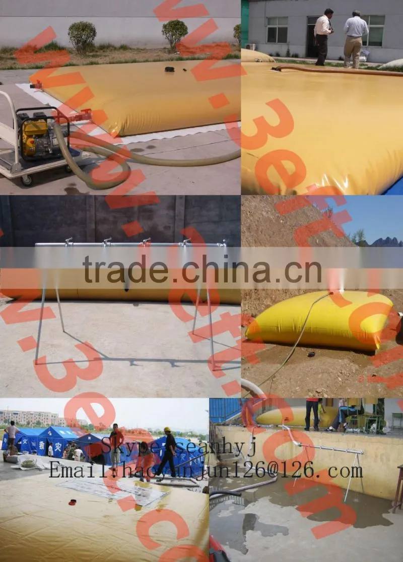 Flexitank water bladder/tank for truck base or platform