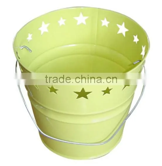 2014 new cheap beautiful metal buckets for sale