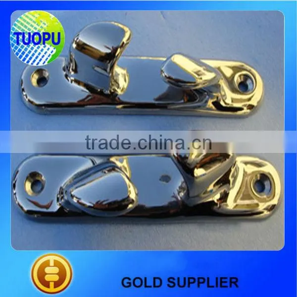 Stainless steel 316 angle chocks with two wheels,angle mooring chock