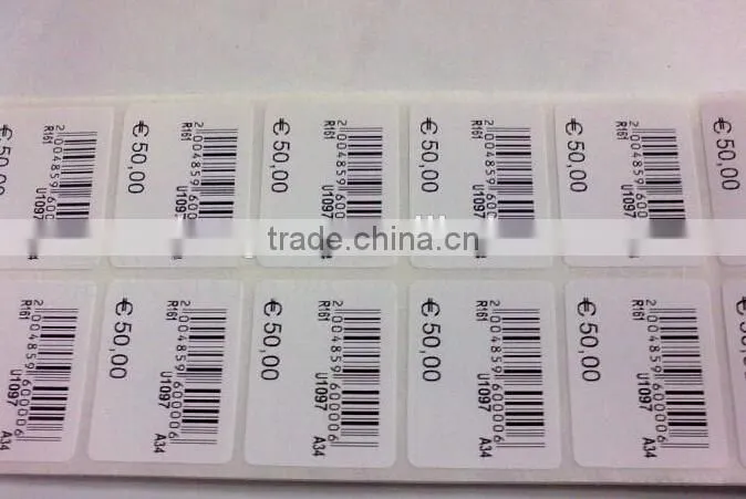 adhesive washable paper label