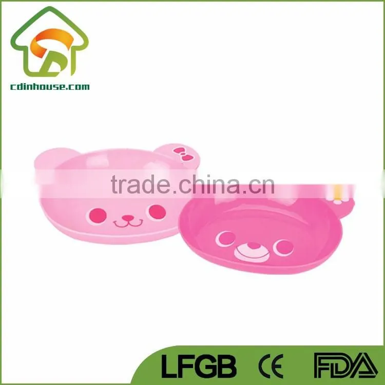 Eco-friendly Heart Shaped Plastic Dish