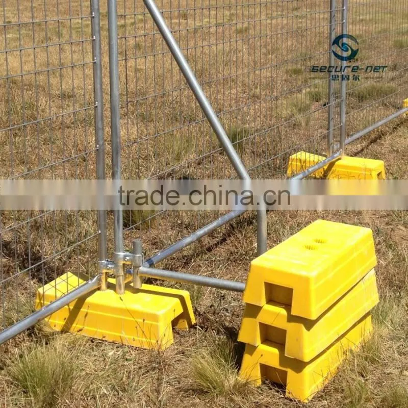 outdoor hot dipped galvanized pvc coated temporary fence