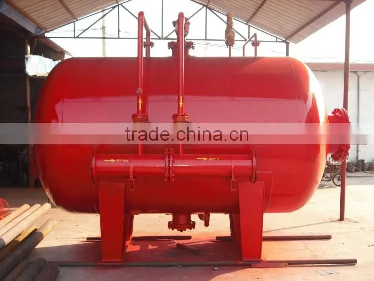 Fire fighting foam bladder tank for foam fire system