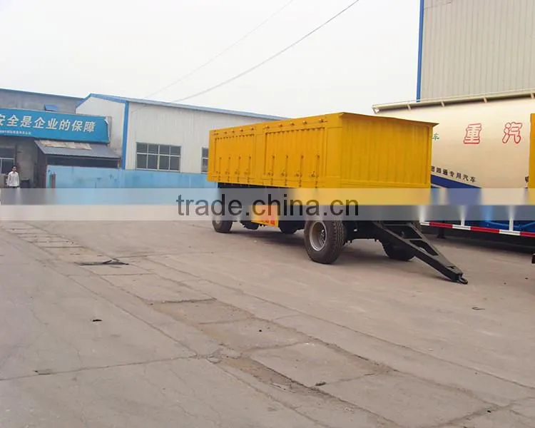 4T -8T 2 axles mini full trailer / farm trailer / towing vehicle