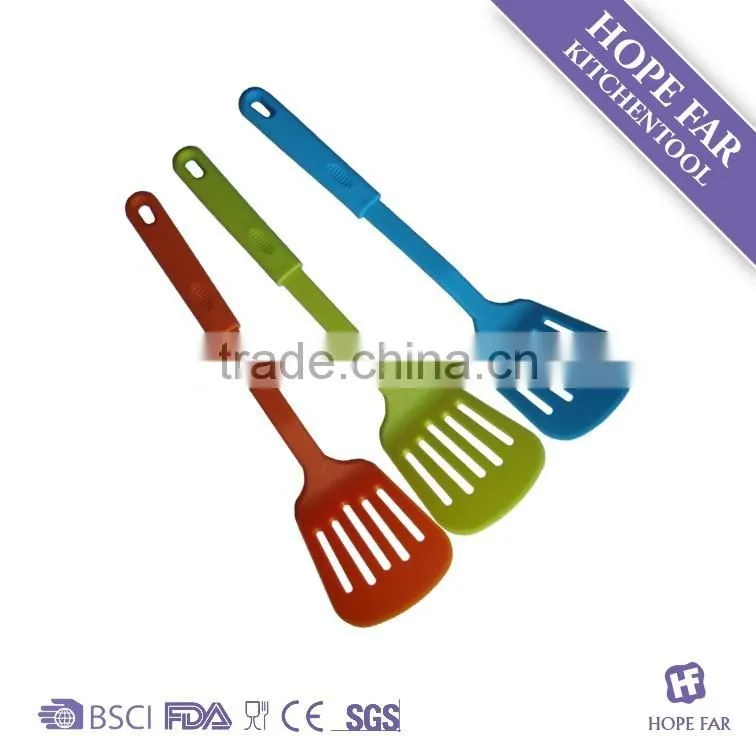 N246-8 Heat resistant 3pcs blue color nylon cooking tools set