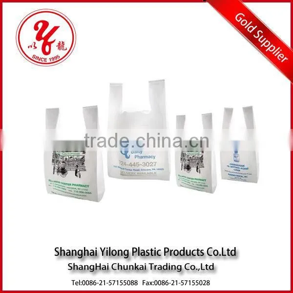 printed plastic t-shirt bags