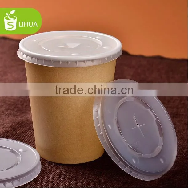 Custom Clear Plastic PS Flat Lids for Paper Cup China Manufactory Price