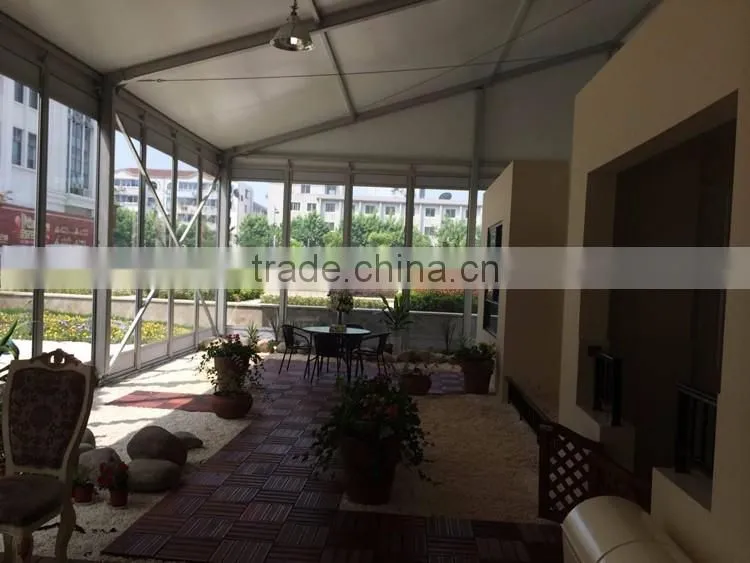 Modern tent house canopy with sides for outdoor small events