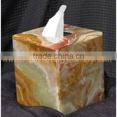 GOOD QUALITY ONYX TISSUE PAPER BOXS HANDICRAFTS
