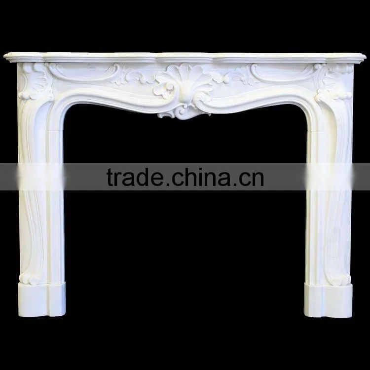 French Style Marble Fireplace Mantel