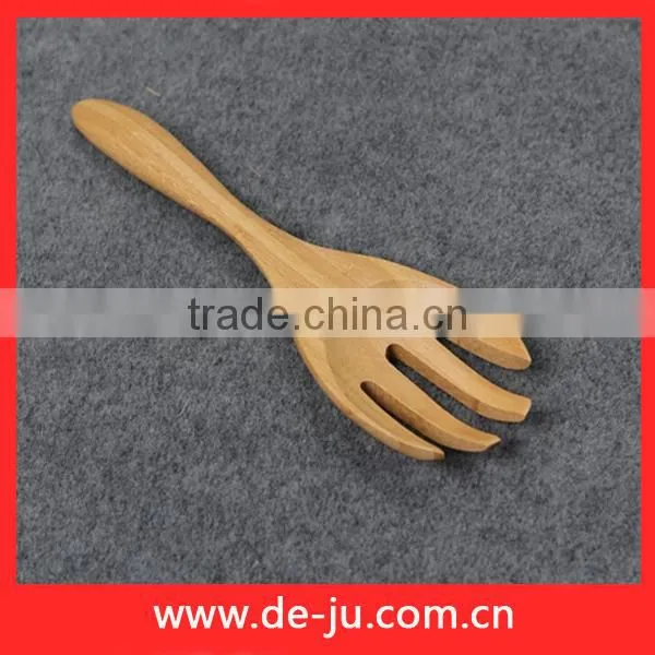 Eco Friendly Bamboo Bottom Hollow Teeth Spatula Big Spoon