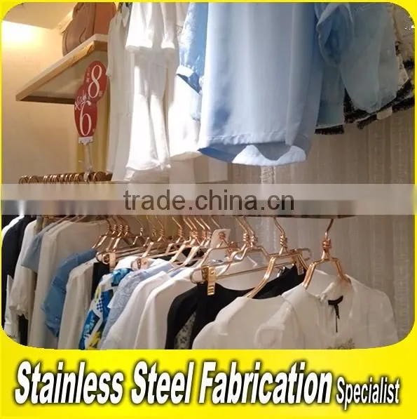 Keenhai Custom Made Stainless Steel Hanging Clothes Rack Clothing Rack stand Clothes Hanger Rack