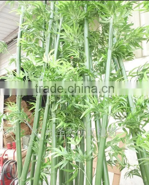 Wholesale Handmade Bamboo trunks and branches Artificial Green Bamboo