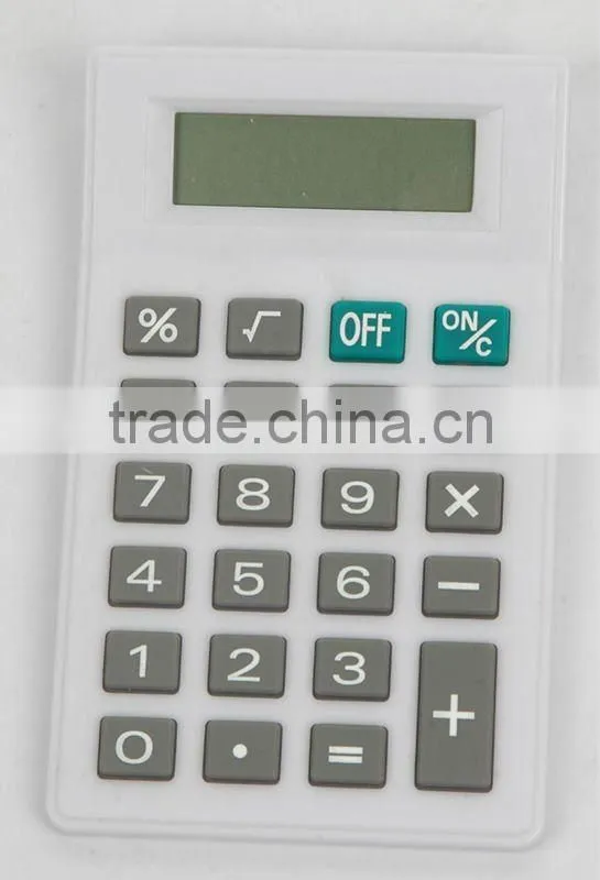 Hot sale different colors plastic desktop electronic calculator