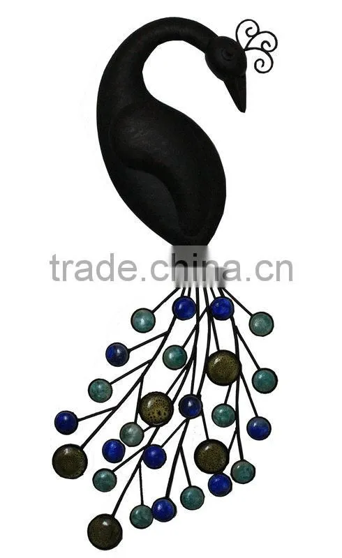 Metal Peacock Decoration