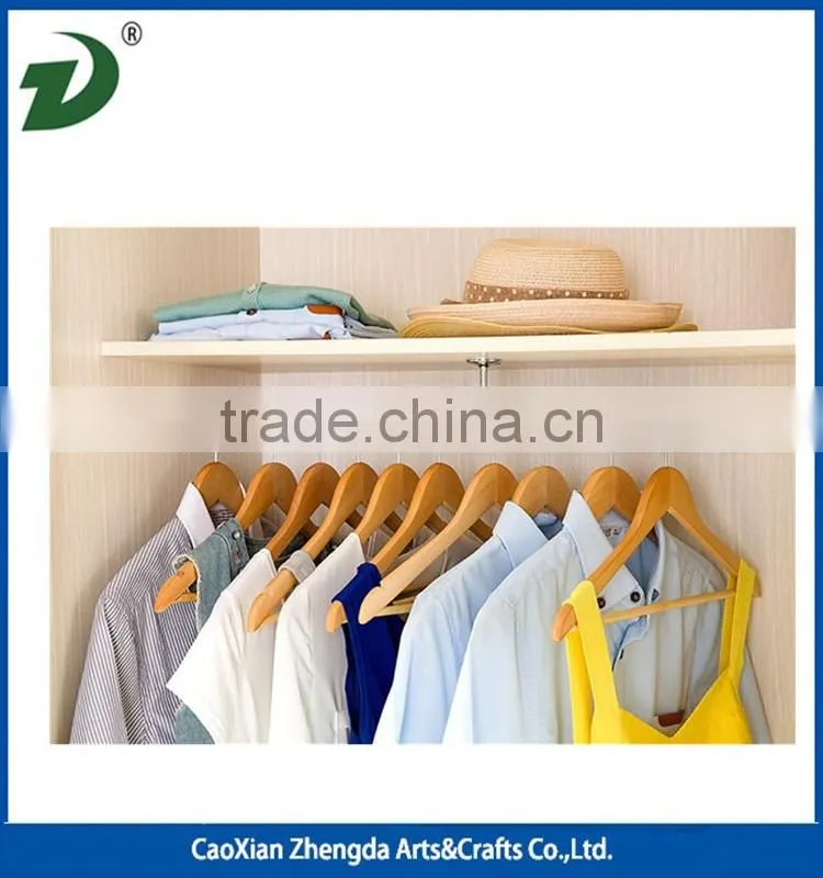 cheap factory price coat hanger for clothes, antique wooden hangers