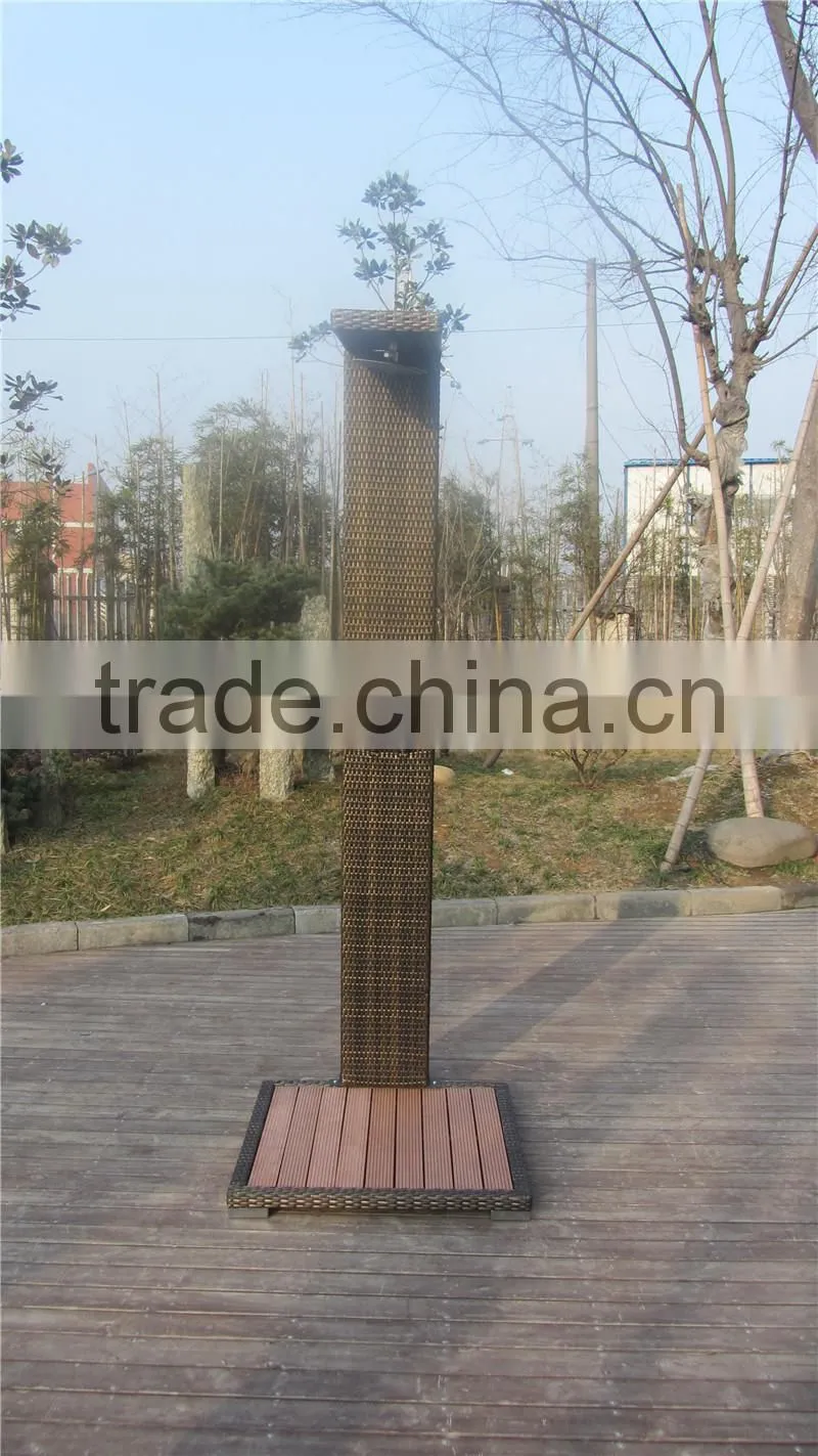 Outdoor All Weather Rattan Patio Furniture Shower