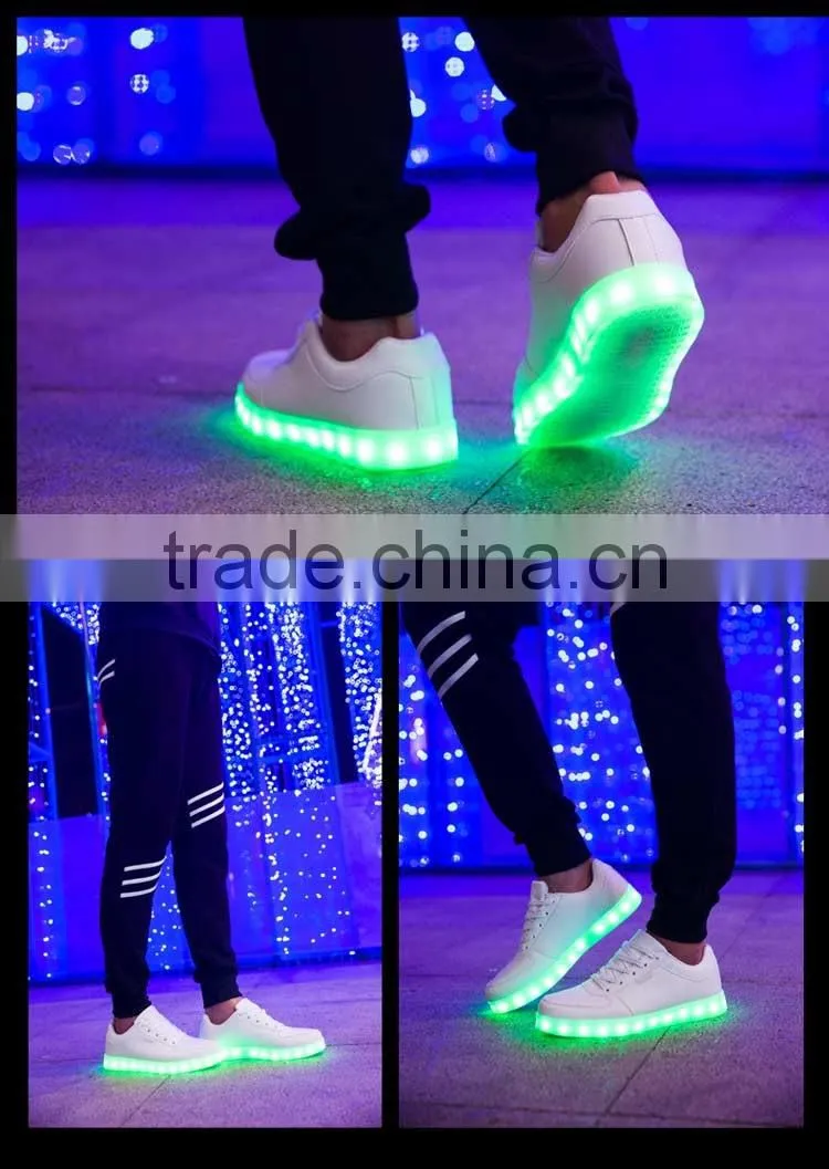 Rechargeable LED light shoes