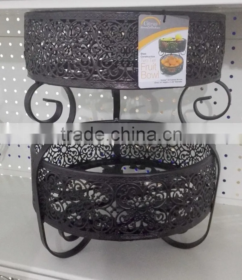Steel constraction fruit bowl