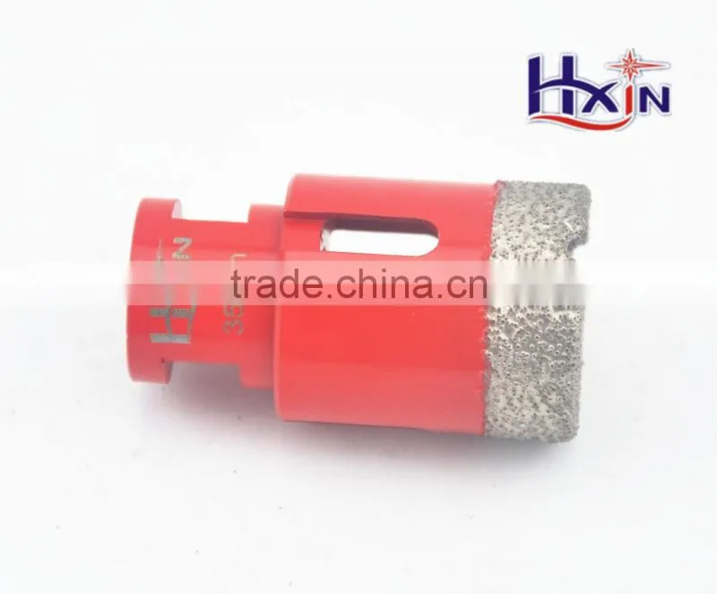 Vacuum Brazed Diamond hole saw / Diamond drill bits 12mm