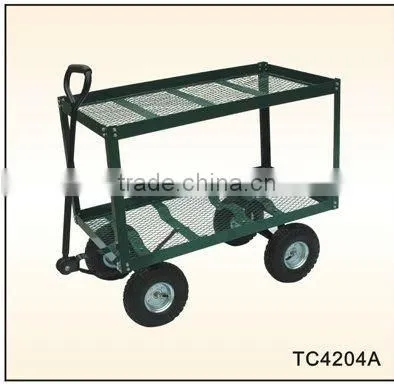flatbed garden trolley tc4216