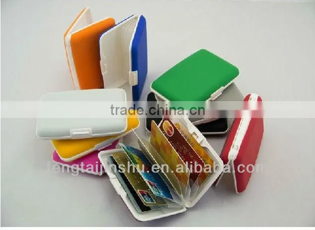 HOT Selling colorful Silicone Credit Card Wallet