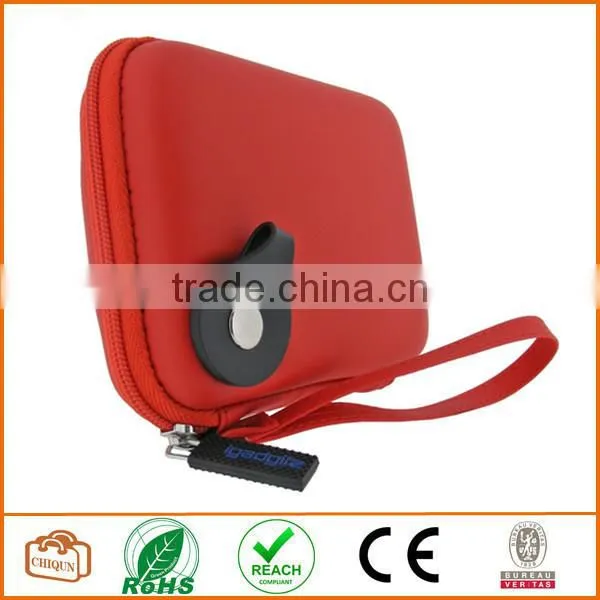 Red EVA Hard Case Cover for Portable External Hard Drives 2.5'' Inches (6.4 cm)